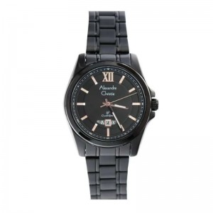 Alexandre Christie AC 8659 Full Black Rosegold Lady Steel LDBIPBARG